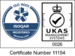 UKAS ISO9001 Mark cl 27 CMYK